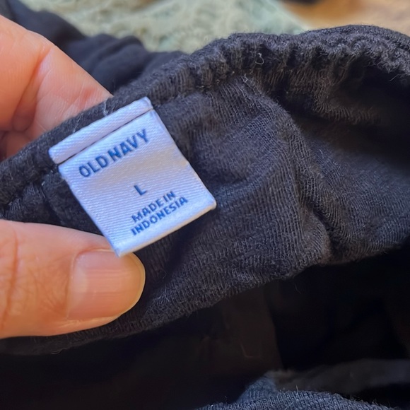 Old Navy Black Casual Cotton Jumpsuit with Pockets Size L - Picture 13 of 14